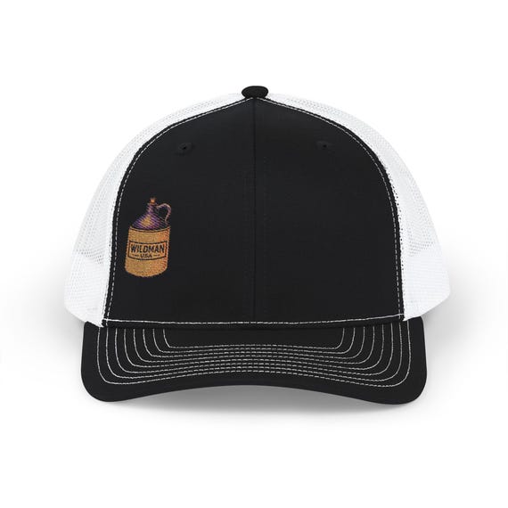 Vintage Inspired Snapback Trucker Cap with Creative Embroidery