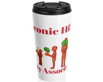 Taconic Hills Faculty Association Steel Travel Mug