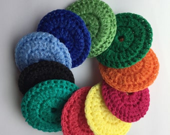 Heavy Duty Dish Scrubbies Choose Your Color Set of 2 Through 100