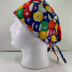 Gorro quirúrgico para billar, gorro de motociclista para piscina, gorro de algodón para quimioterapia