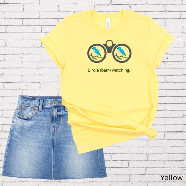Mahjong Mahjongg Bird Bam Watching Tee