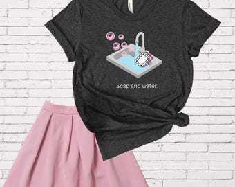 Mahjong Mahjongg Soap and Water Tee