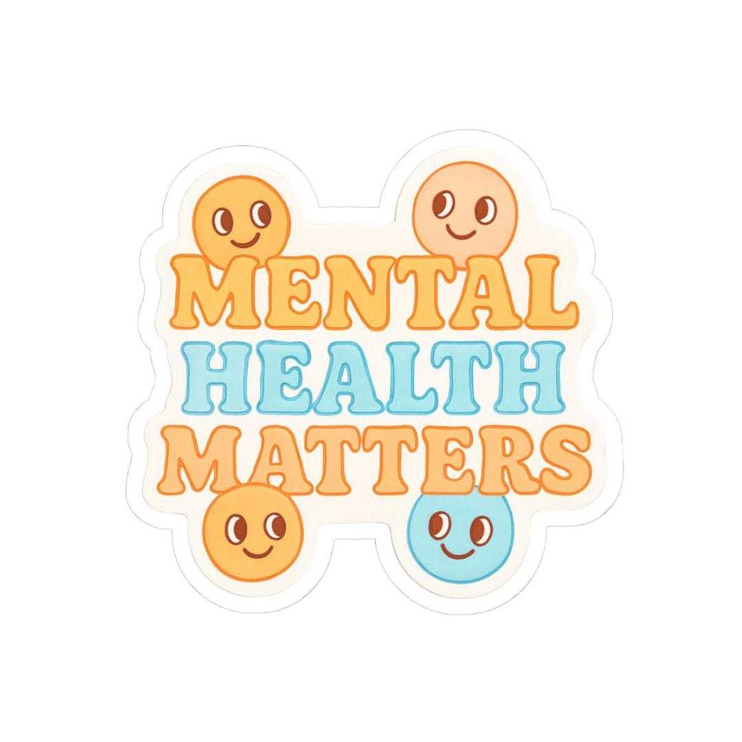 Mental Health Matters Stickers, Positive Affirmation Decals ...