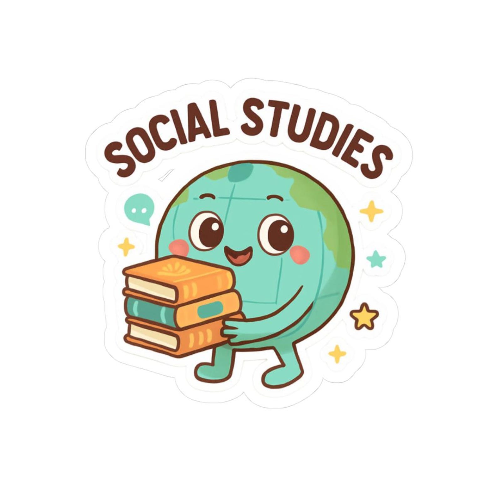 Cute Social Studies Stickers, Educational Stickers for Kids, Classroom ...