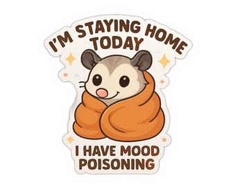 Stickers humeur toxiques, Stickers animaux adorables, décoration d'intérieur originale, Stickers amusants pour ordinateur portable, cadeau pour des amis, décoration soignée