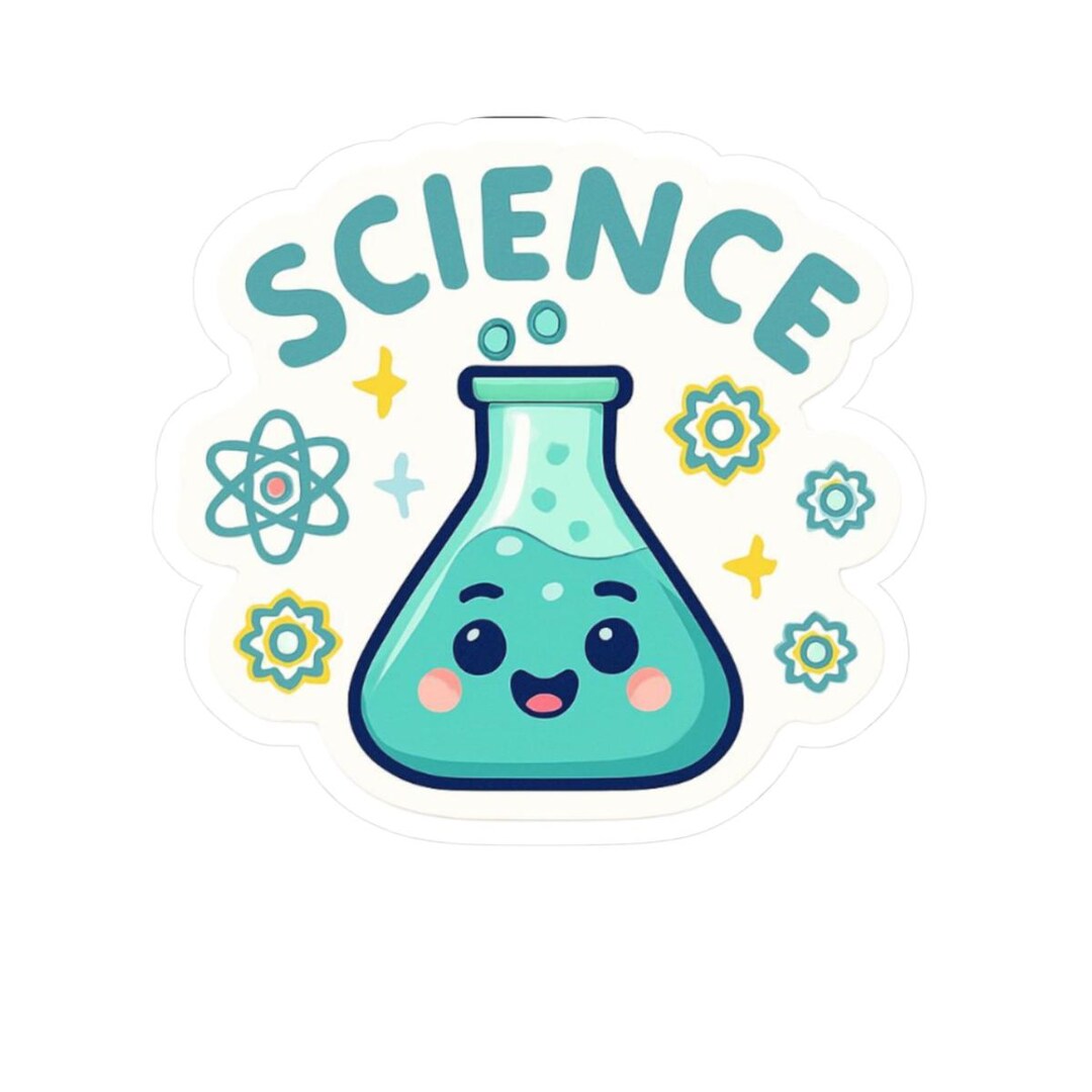 Cute Science Kiss-cut Stickers, Fun Lab Decor, Educational Gifts ...