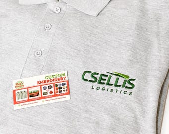 Personalised Embroidered T-Shirt With Your Custom Text