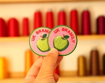 Custom Embroidered Patch: Personalized Logo Iron-On Embroidery (sew-on  or iron-on patches)