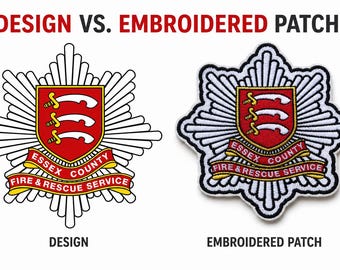 Custom Design Embroidered Patches: Personalised logo Patch with Your Logo