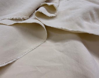 Cream Beige Stone-Washed Cupro Fabric – Soft Flowing for Dresses-Blouses-Pajamas-Sewing(135 cm/53” Wide)