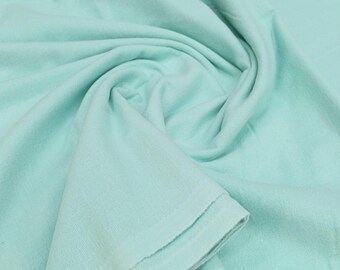 Light Mint Green Cotton Flannel Fabric: Baby & Home Textiles(Wide 240 cm/94.5 in)