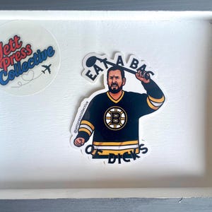 Happy Gilmore Sticker | Funny Hockey Sticker | Bruins Inspired Decal | Millennial Nostalgia Gift | Water Bottle Laptop Sticker