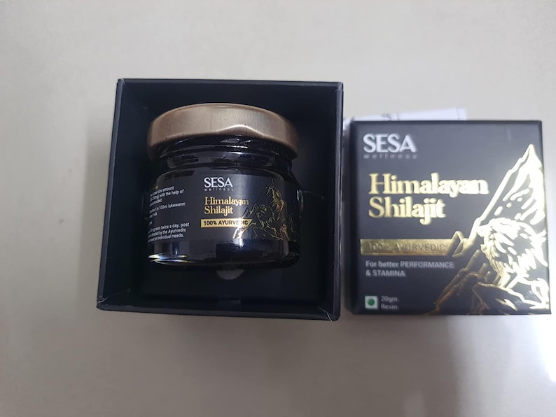 Naturliga Himalaya Shilajit Ashwagandha Gummies 4000 mg KSM-66 Vegan (55 tecken) (Handgjorda i Indien) bild 6