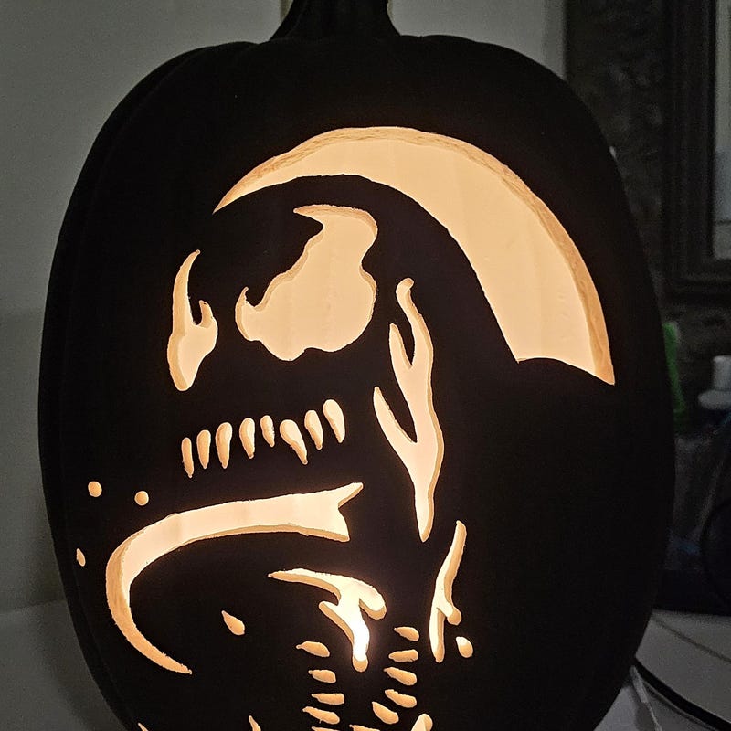 Venom Pumpkin Carving Stencil - Etsy