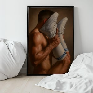 Queer Art Poster: Gay Legs Up - LGBTQ+ Artwork