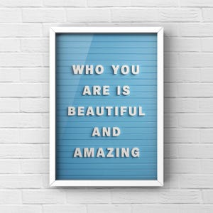 Gay quote wall art, LGBTQ digital download, motivational queer art, beautiful and amazing printable poster, LGBTQ+ artwork home decor