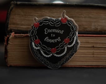 Enemies to Lovers Kindle Grip | Dark Romance Magnetic Holder | Gothic Bookish Gift for Readers