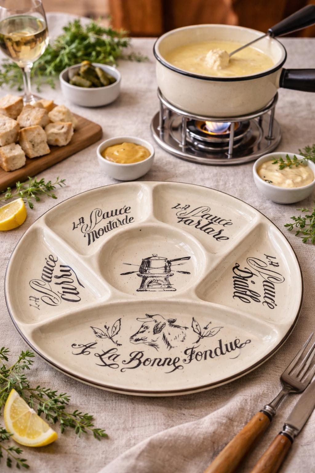 GIEN窯のプレート Gien fondue plates - Etsy 日本