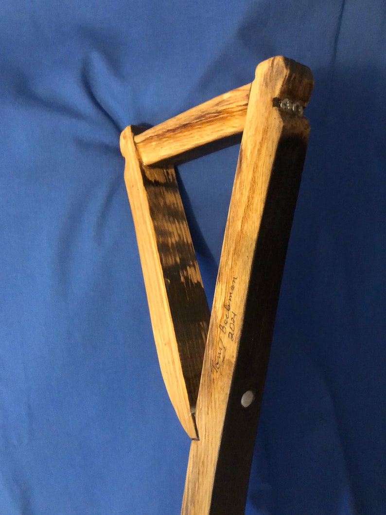 Bourbon Barrel Stave Cane Walking Stick Unique Etsy