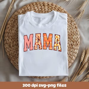 Fall Mama Thanksgiving Design: Plaid Pumpkin PNG SVG (Digital Download