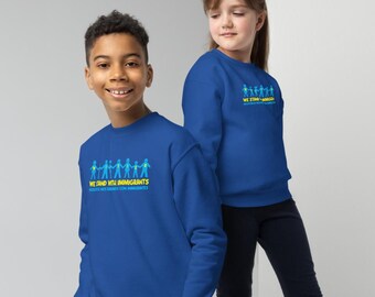 Immigrant Support Youth Unisex Crewneck Sweatshirt