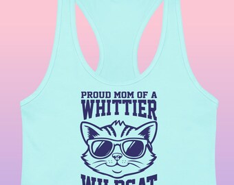 Whittier Mom Women’s Racerback Tank Top