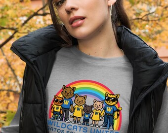 Wildcats United Unisex Adult Long Sleeve Tee