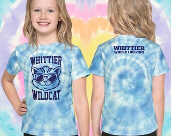 Tie-Dye Whittier Wildcat T-shirt (2T-7)