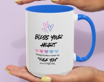 Bless Your Heart Coffee Mug | Southern Saying Ceramic Mug