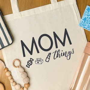 Fabric bag - Mom&#39;s stuff - Mom&#39;s knick-knacks - Mom Things - Jute bag for mom - Gift - Birth - Gift for mom - Mother&#39;s Day gift