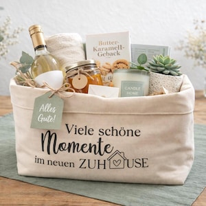Cesta de boas-vindas com pão e sal | Cesta organizadora para mudança | Cesta com mensagem | Presente para casa nova | Boas-vindas | Inauguração de casa