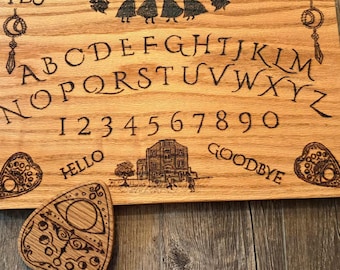 Hardwood Spirit Communication Board, Divination Tools, Handmade Handcrafted Ouija Board