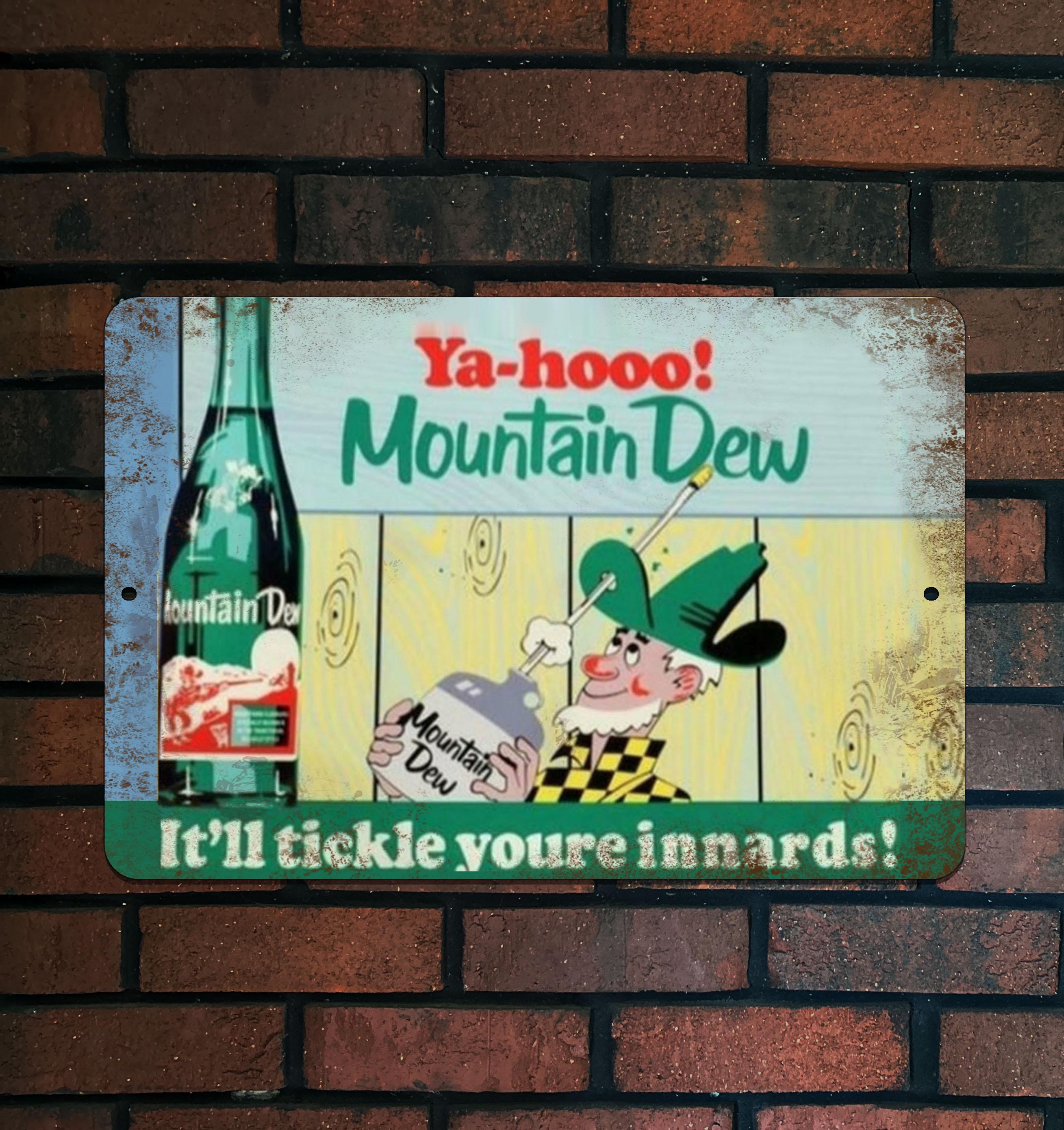 Mountain Dew Tickle 8x12 Vintage Reproduction Sign - Etsy