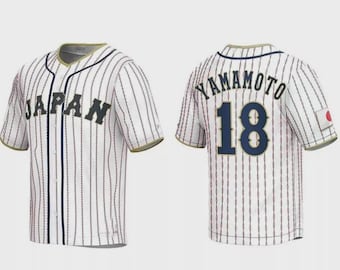 Custom Lars Nootbaar #23 Team Japan Baseball Jersey White