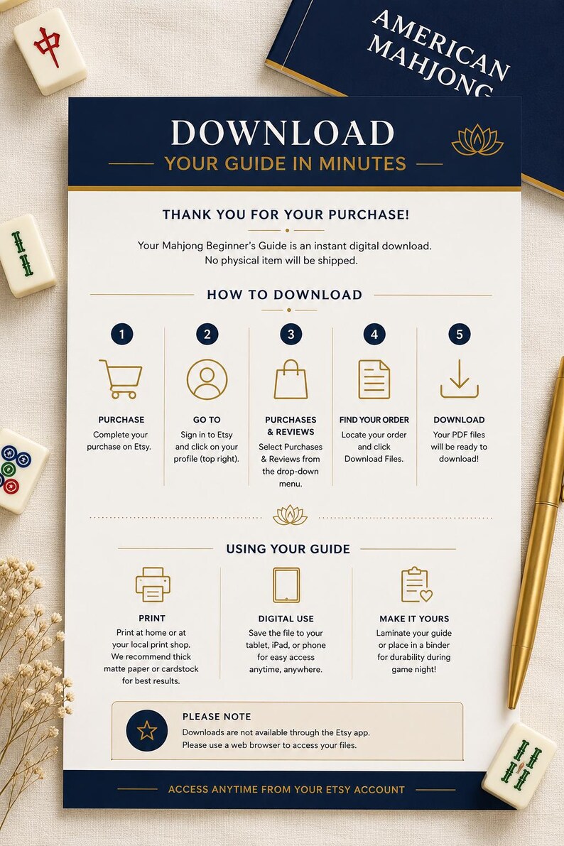 Mahjong Rules.pdf American Mahjong Beginner's Guide | Printable PDF | Mah Jongg Rules ...