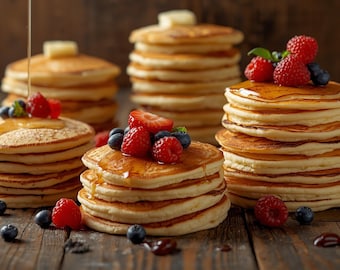 20 Köstliche Pfannkuchen Rezepte (Digitaler Download)