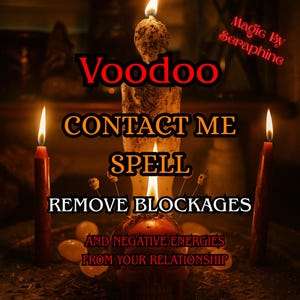 CONTACT ME SPELL – Powerful Voodoo Ritual to Make Them Call, Text, or Unblock You – Communication Energy Casting