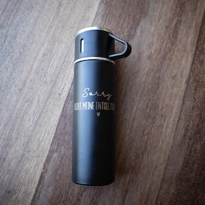 Personalized stainless steel water bottle, drinking bottle, thermos flask, personalized thermos flask, personalized thermos mug