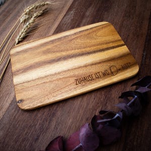 Snack board, wooden board, breakfast board, breakfast board, personalized board, personalized cutting board, gift idea