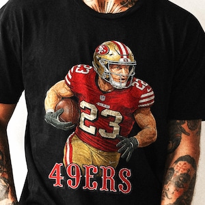 Vintage 49ers Football PNG: Projekt koszulki San Francisco (pobieranie cyfrowe)