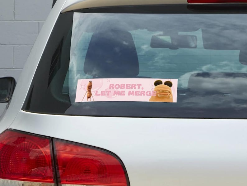 Bumpersticker MARCUS DE WORM afbeelding 2