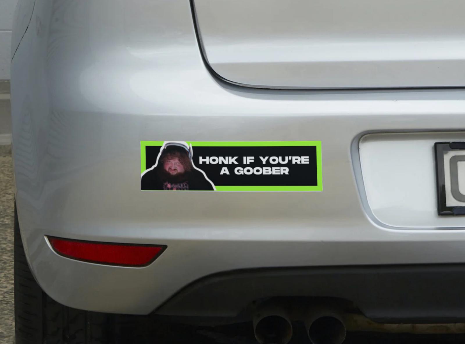 Goober Word Sticker CASEOH HONK GOOBER Sticker - Etsy