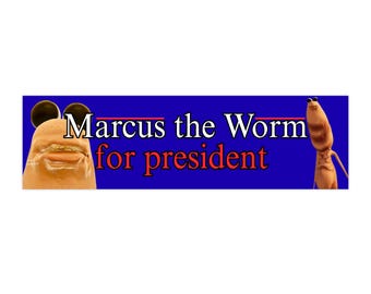 MARCUS THE WORM Sticker