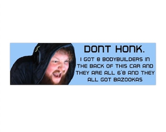 CASEOH TOE NIET-bumpersticker