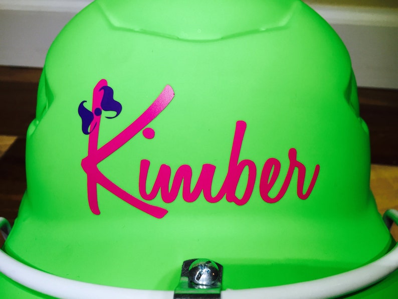 Custom personalized SOFTBALL helmet decal Name monogram Etsy