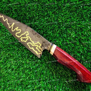 Hand Forged Damascus Steel Chef Knife: High-Carbon Kitchen Knife