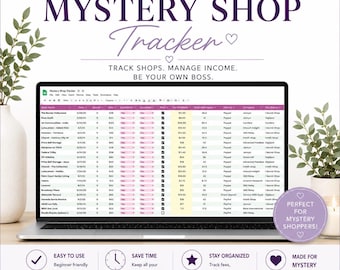 Mystery Shop Tracker - Digital Download