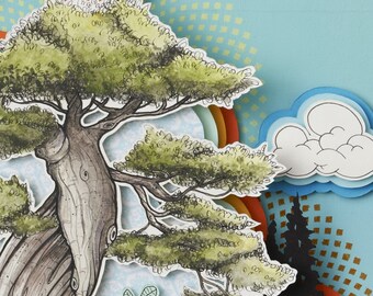 Bonsai #1 - 13x16