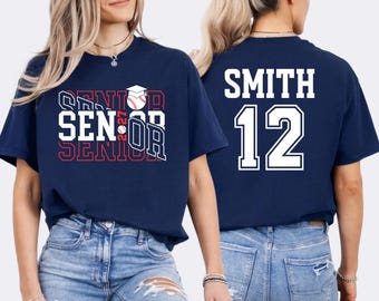 Baseball Senior 2027 Shirt, Class Of 2027 Graduation Gift