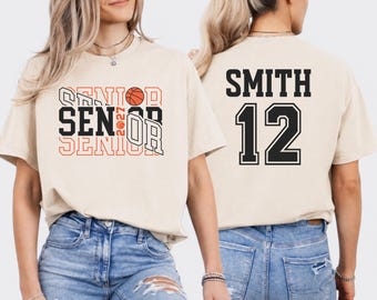 Basketball Senior 2027 Shirt, Class Of 2027 Graduation Gift